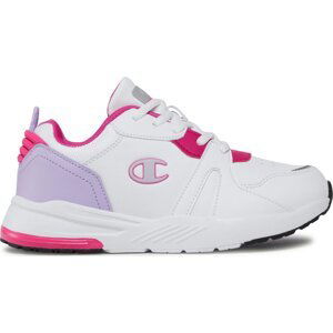 Sneakersy Champion Low Cut Shoe Ramp Up Pu G Gs S32759-WW002 Wht/Lilac/Fucsia