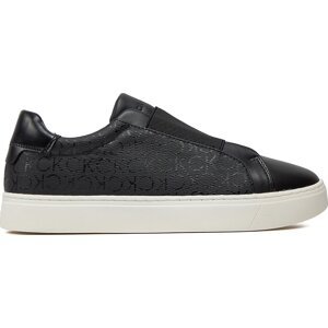 Sneakersy Calvin Klein Cupsole Slip On Epi Mono HW0HW02030 Black BEH