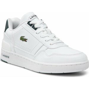 Sneakersy Lacoste T-Clip 0121 1 Suj 7-42SUJ00041R5 Wht/Dk Grn