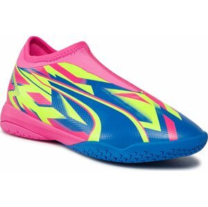 Boty Puma Ultra Match Ll Energy It+Mid Jr 107557 01 Luminous Pink/Ultra Blue/Yellow Alert