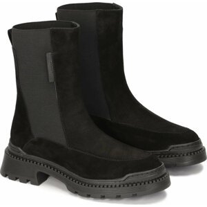 Kotníková obuv s elastickým prvkem Kazar Luel 72206-SZ-00 Black