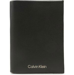 Velká pánská peněženka Calvin Klein Ck Concise Trifold 6Cc W/Detiach K50K510588 BAX