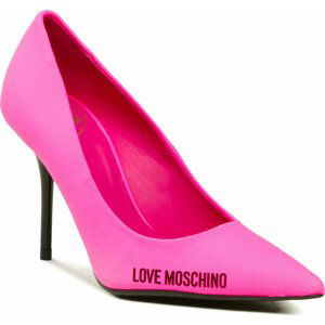 Lodičky LOVE MOSCHINO JA10089G1GIM5604 Fluo Fuxia