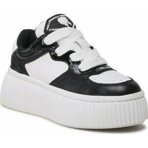 Sneakersy KARL LAGERFELD KL42323 Black & White Lthr