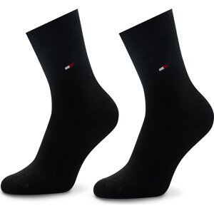 Sada 2 párů dětských nízkých ponožek Tommy Hilfiger 391334 Black 200