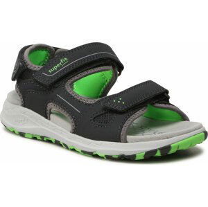 Sandály Superfit 1-000583-2010 S Grey/Lightgreen