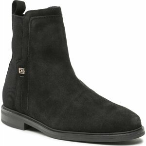 Polokozačky Tommy Hilfiger Tommy Essentials Boot FW0FW07474 Black BDS