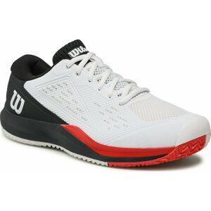 Boty Wilson Rush Pro Ace WRS328420 Wht/Black/Poppy Red