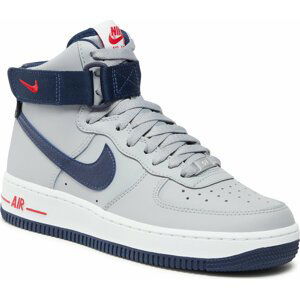 Boty Nike Air Force 1 Hi Qs DZ7338 001 Wolf Grey/College Navy