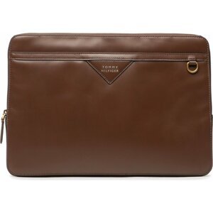 Pouzdro Na Notebook Tommy Hilfiger Premium Leather Portfolio AM0AM11084 Hnědá