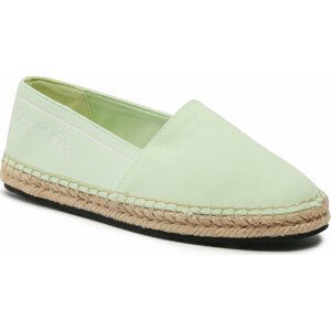 Espadrilky Calvin Klein Esapdrille He-Canvas HW0HW01546 Spirit Green LKM