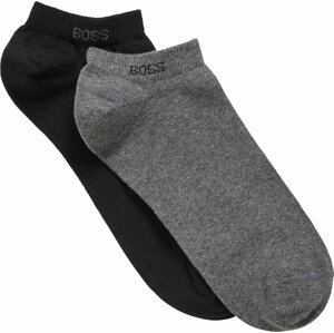 Sada 2 párů pánských nízkých ponožek Boss 50467730 Medium Grey 031