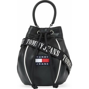 Kabelka Tommy Jeans Tjw Heritage Bucket Bag AW0AW15437 Black BDS