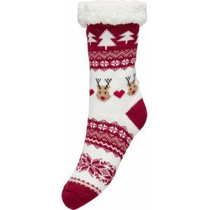 Dámské klasické ponožky ONLY 15304957 Rio Red 4328794
