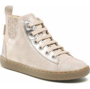 Sneakersy Shoo Pom Play New Jodlace N4GPAA0402 Taupe/Platine