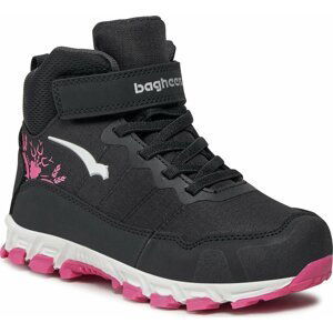 Polobotky Bagheera Astro 86468 Black/Pink C0141