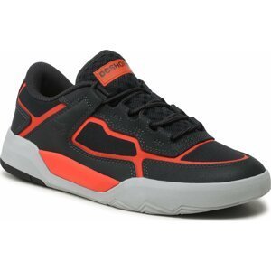 Sneakersy DC Dc Metric ADYS100626 Dark Grey/Orange GO0