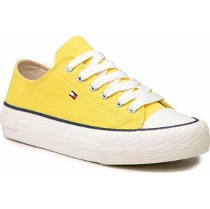 Plátěnky Tommy Hilfiger Low Cut Lace-Up Sneaker T3A4-32118-0890 S Yellow 200