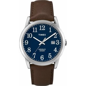 Hodinky Timex Classic Indiglo TW2P75900 Navy/Brown