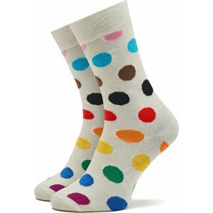 Klasické ponožky Unisex Happy Socks P000501 Béžová