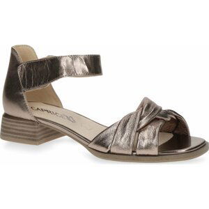 Sandály Caprice 9-28202-20 Taupe Metallic 341