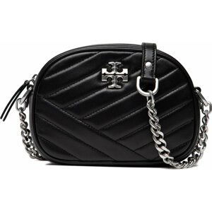 Kabelka Tory Burch Kira Chevron Small Camera Bag 90450 Black/Rolled Nickiel 002