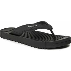 Žabky Pepe Jeans Shore M PMS70137 Black 999