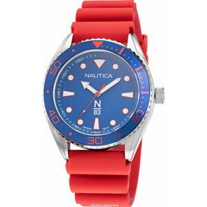 Hodinky Nautica NAPFWS220 Red/Navy