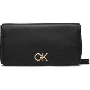 Kabelka Calvin Klein Re-Lock Double Gusette K60K611336 Ck Black BEH