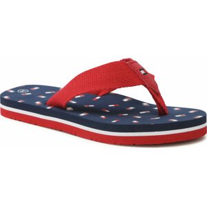 Žabky Tommy Hilfiger Flag Flip Flop T3X8-32923-0058 M Red/Blue X049