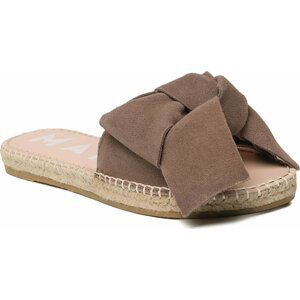 Espadrilky Manebi Suede Sandals With Bow W 1.9 J0 Vintage Taupe