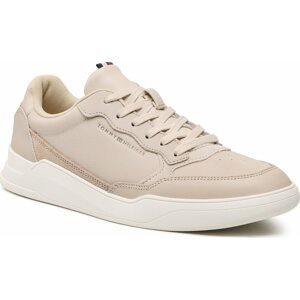 Sneakersy Tommy Hilfiger Elevated Cupsole Leather FM0FM04490 Classic Beige ACI