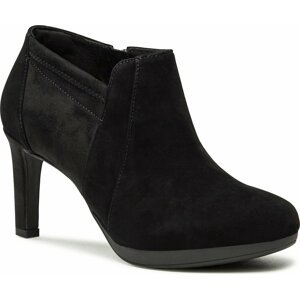 Polokozačky Clarks Ambyr Hope 261741104 Black Suede