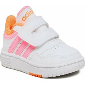 Boty adidas Hoops H03859 White/Pink/Orange