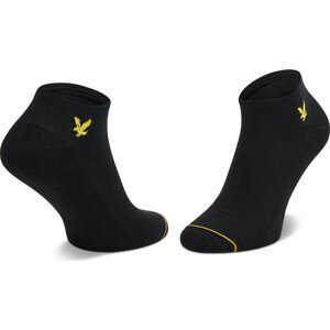Sada 3 párů dámských nízkých ponožek Lyle & Scott Ross LSSPRTSK500 Black 5062