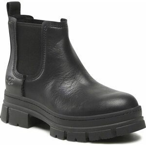 Kotníková obuv s elastickým prvkem Ugg W Ashton Chelsea 1133894 Blk