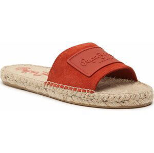 Espadrilky Pepe Jeans Siva Berry PLS90583 Red Dahlia 223