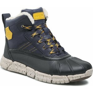 Sněhule Geox J Flexyper B.B Abx D J049XD 0CL54 C0657 D Navy/Yellow