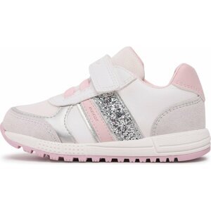 Sneakersy Geox B Alben Girl B353ZA02214C1Z8W S White/Lt Rose