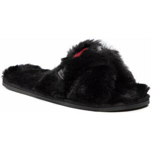 Bačkory KARL LAGERFELD KL49005T Black Synth Fur