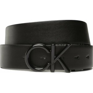 Pánský pásek Calvin Klein Adjrev Ck Metal Bombe Mono 35Mm K50K509964 Black/Classic Black
