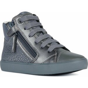 Sneakersy Geox J Gisli Girl J364NB 0DHAJ C0710 S Dk Grey/Silver
