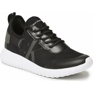 Sneakersy Calvin Klein Jeans Sporty Runner Eva Slipon YW0YW00687 Black/White BEH