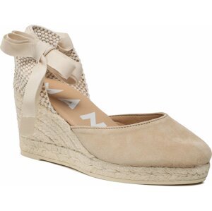 Espadrilky Manebi Low Wedge Espadrilles M 1.1 WL Champagne Beige