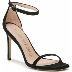 Sandály Stuart Weitzman Nudistcurve 100Sanda S6963 Black