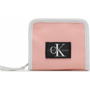 Dětská peněženka Calvin Klein Jeans Colour Blocking Velcro Wallet IU0IU00452 Růžová