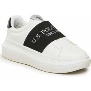 Sneakersy U.S. Polo Assn. Helis HELIS016 WHI-BLK01