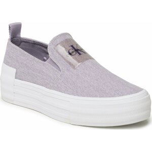 Tenisky Calvin Klein Jeans Bold Vulc Flatf Slipon Wn YW0YW01040 Lavender Aura VUP