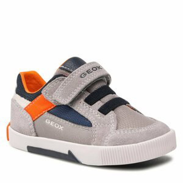 Sneakersy Geox B Kilwi B. A B25A7A 01422 C1208 M Lt Grey/Orange
