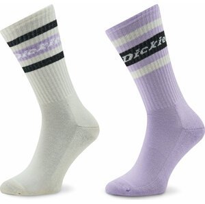 Sada 2 párů dámských vysokých ponožek Dickies Genola DK0A4XDK Purple Rose E61